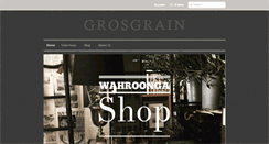 Desktop Screenshot of grosgrain.com.au